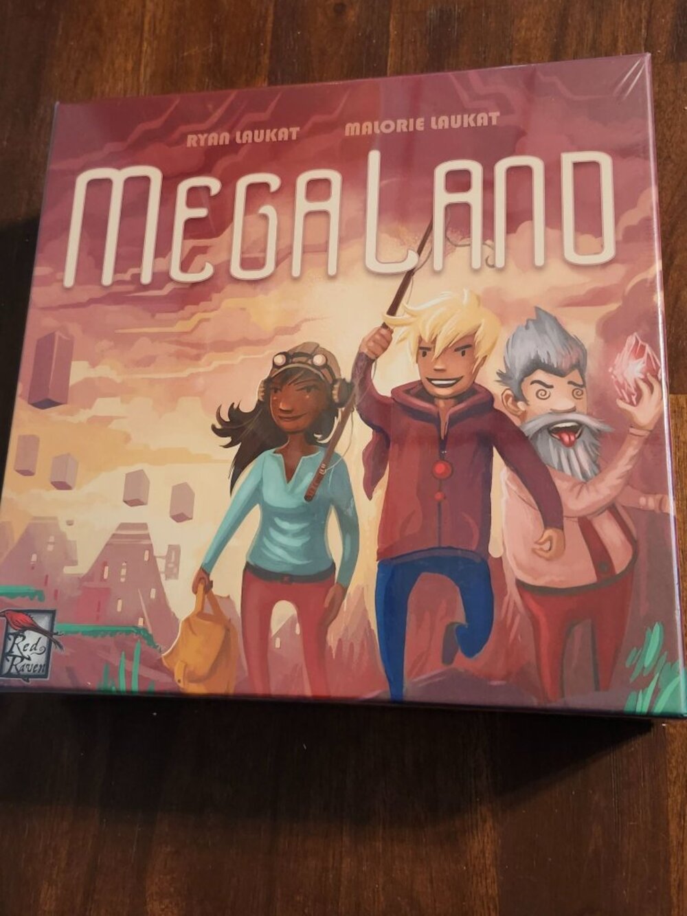 Megaland Board Game By Red Raven Games 2-5 Players Ages 8+ 20 Min Playtime Sligh
